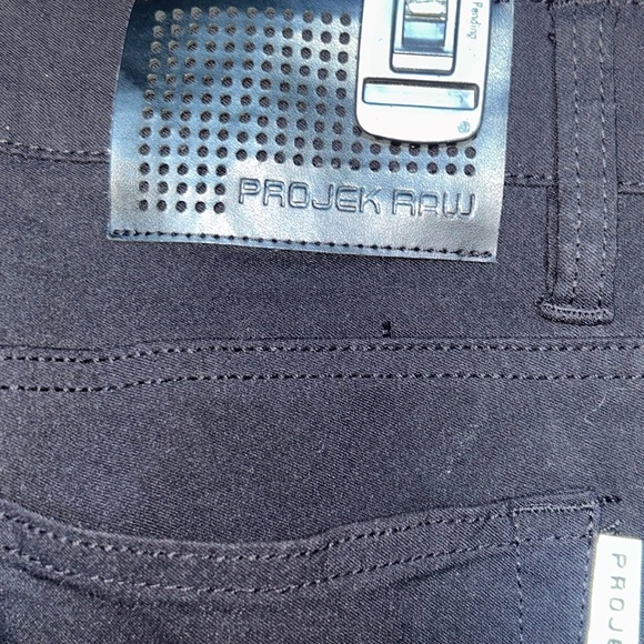 Men's Slim Fit Black Pants - Picture 6 of 15